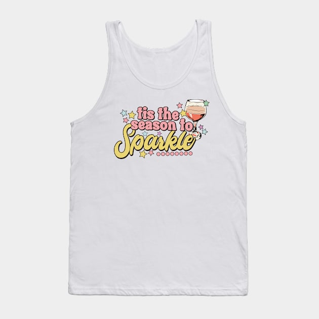 Tis The Season To Sparkle Tank Top by MZeeDesigns